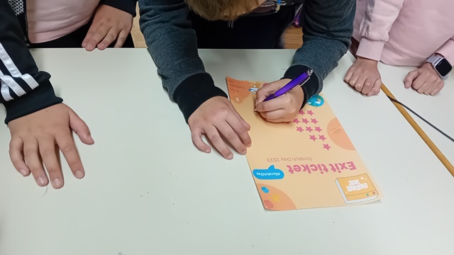 Scratch Day - exit ticket